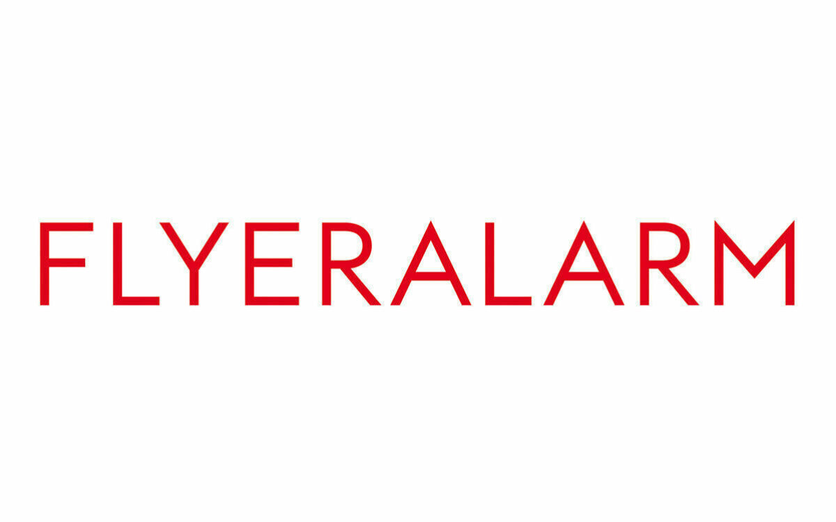 flyeralarm logo in rot flyeralarm logo in rot